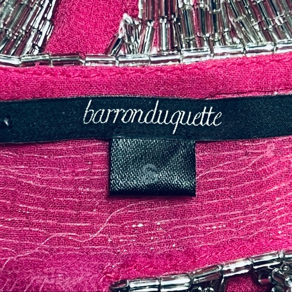 Barron Duquette  Top Size Small 100% silk zip closure amazing quality - Picture 15 of 16